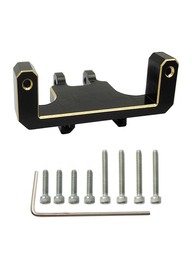 HOPLEX RC Servo Mount Bracket Brass Steering Servo Mount Bracket for ES08MA II Servo Upgrade Parts for Axial SCX24 RC Car Crawler - Image 1